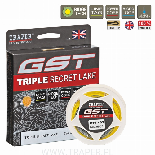 SZNUR-MUCHOWY-GST-TRIPLE-SECRET-LAKE- TRAPER