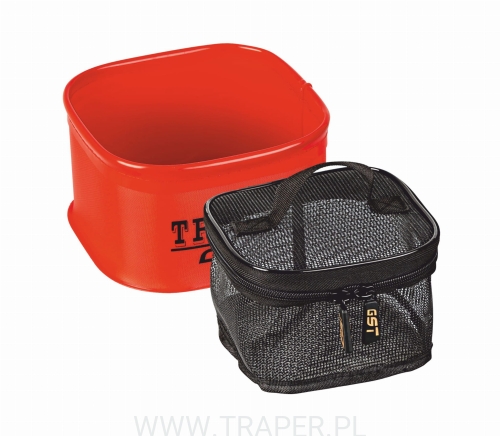 Pojemnik GST PCV do pelletu Red TRAPER