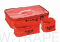 Zestaw pojemników GST PCV Red TRAPER