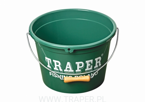 Wiadro - zielone 13L TRAPER