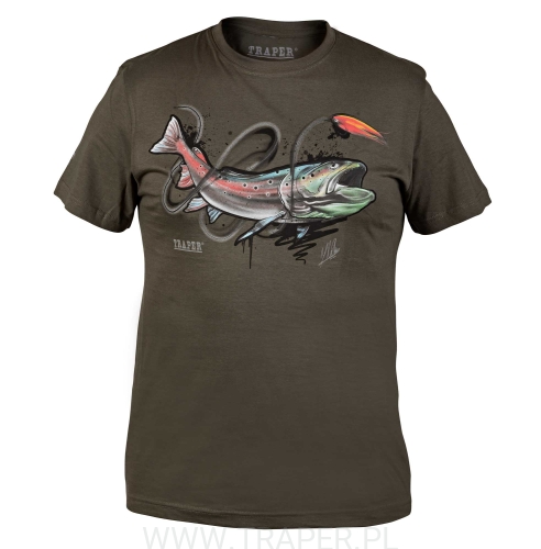 T-SHIRT HUCHO DARK KHAKI TRAPER