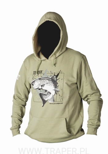 BLUZA TROUT LIGHT OLIVE TRAPER