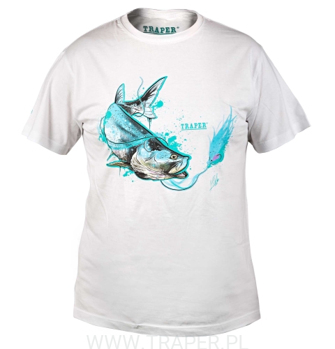 T-SHIRT TARPON WHITE TRAPER