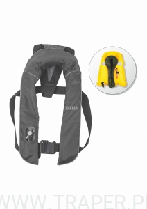 PNEUMATIC LIFE VEST GREY TRAPER
