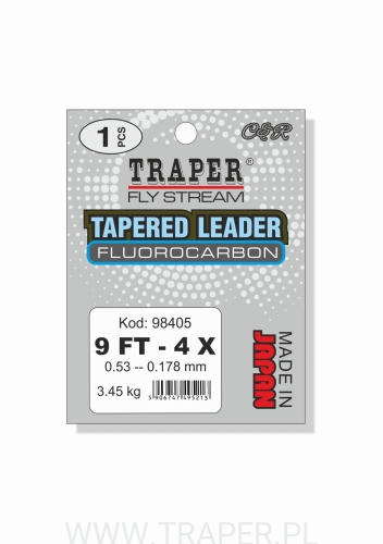 PRZYPON KONICZNY FLUOROCARBON TRAPER
