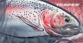 Art neck tube RAINBOW TROUT TRAPER