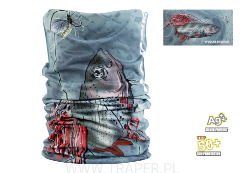 Art neck tube RAINBOW GRAYLING TRAPER