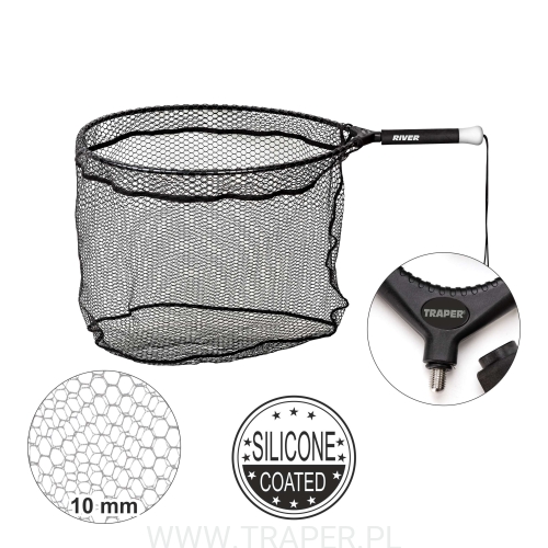 River landing nets - SILICONE COATED