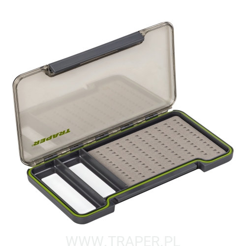 Magnetic nymph waterproof box + 2 compartments