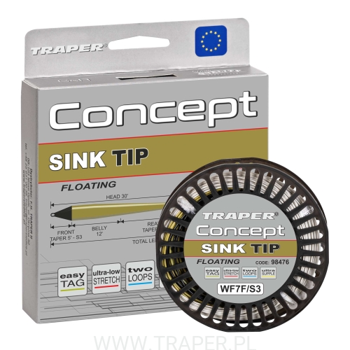SZNUR MUCHOWY CONCEPT SINK TIP TRAPER