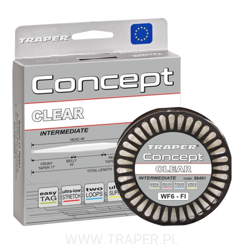 FLY LINE CONCEPT CLEAR TRAPER
