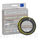 SZNUR MUCHOWY CONCEPT TROPICAL SALT - CLEAR TIP TRAPER