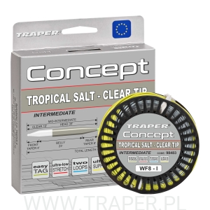 SZNUR MUCHOWY CONCEPT TROPICAL SALT - CLEAR TIP TRAPER