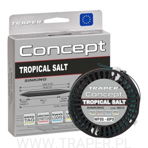 FLY LINE CONCEPT TROPICAL SALT SINKING TRAPER
