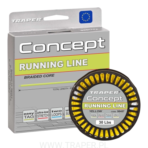 RUNNING LINE CONCEPT 30LB TRAPER